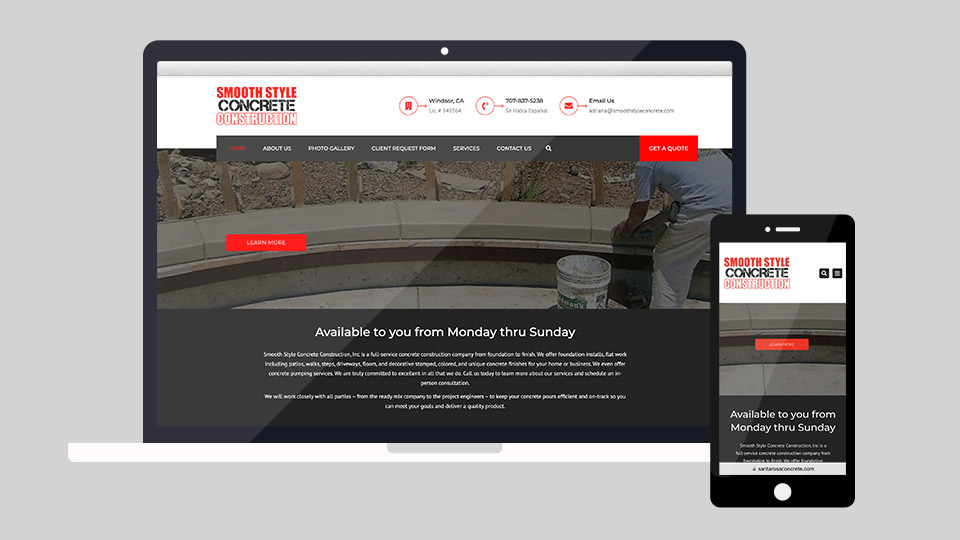 Smooth Style Concrete Construction